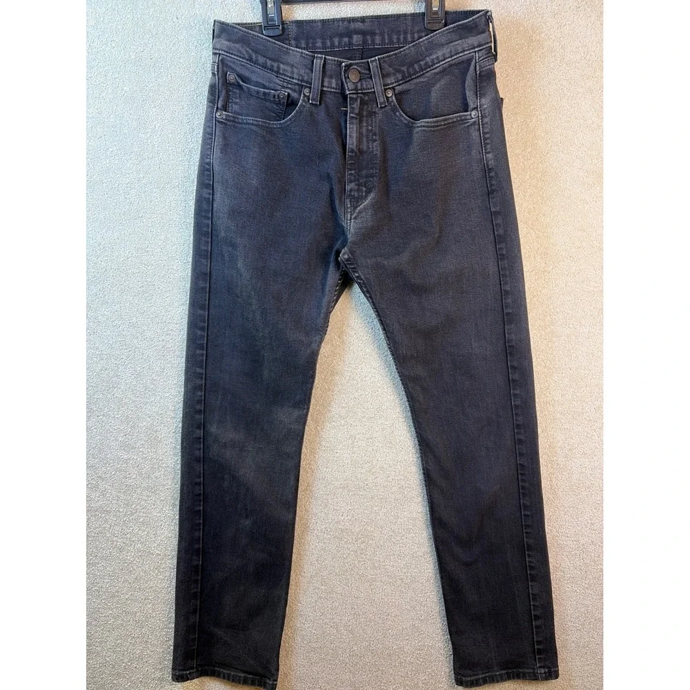 Levi's 506 Jeans Men 31x32 (Fits 31x31) Black Denim Straight Leg Casual Workwear